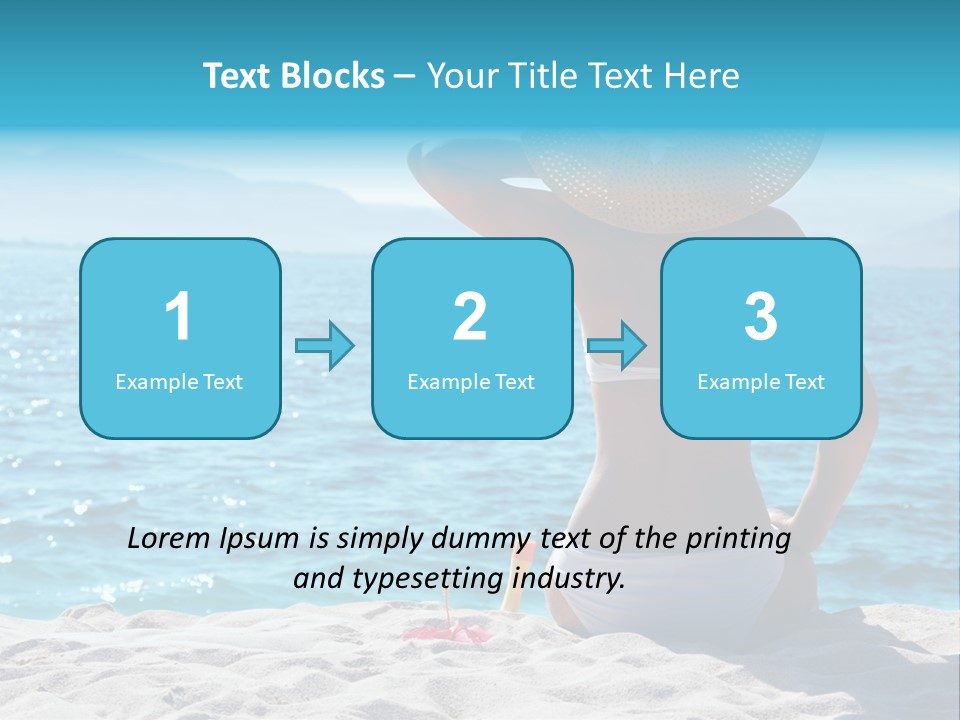 Applying Sunbathing Swimsuit PowerPoint Template