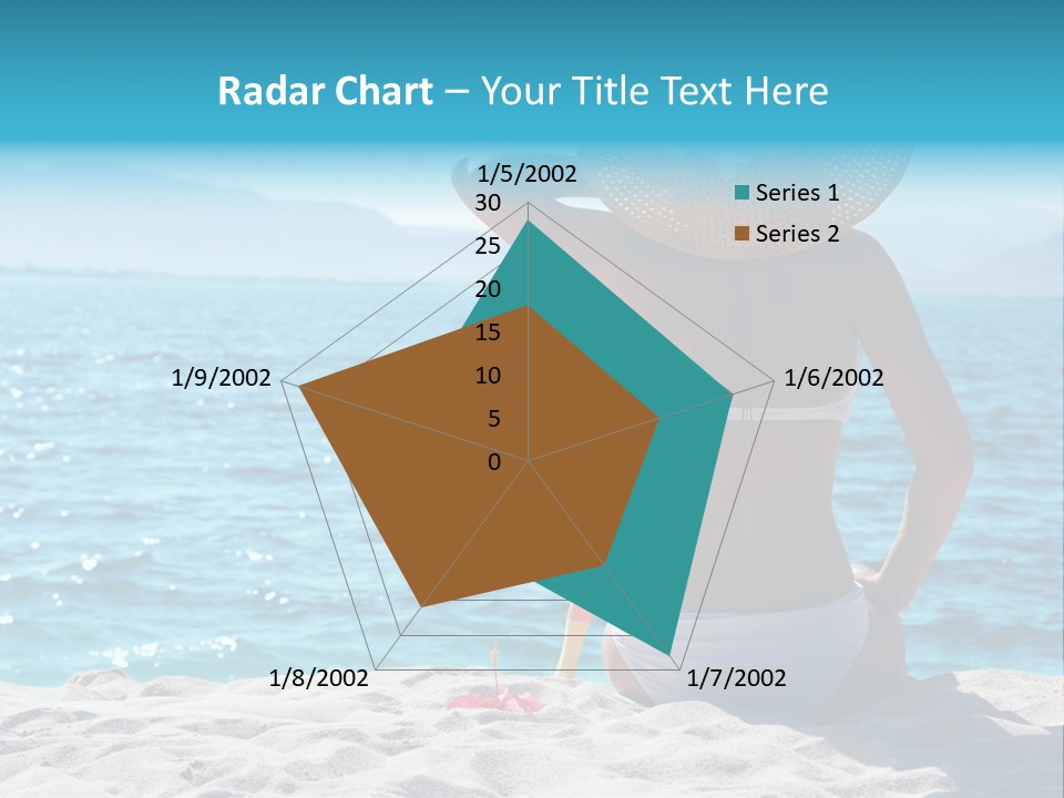 Applying Sunbathing Swimsuit PowerPoint Template