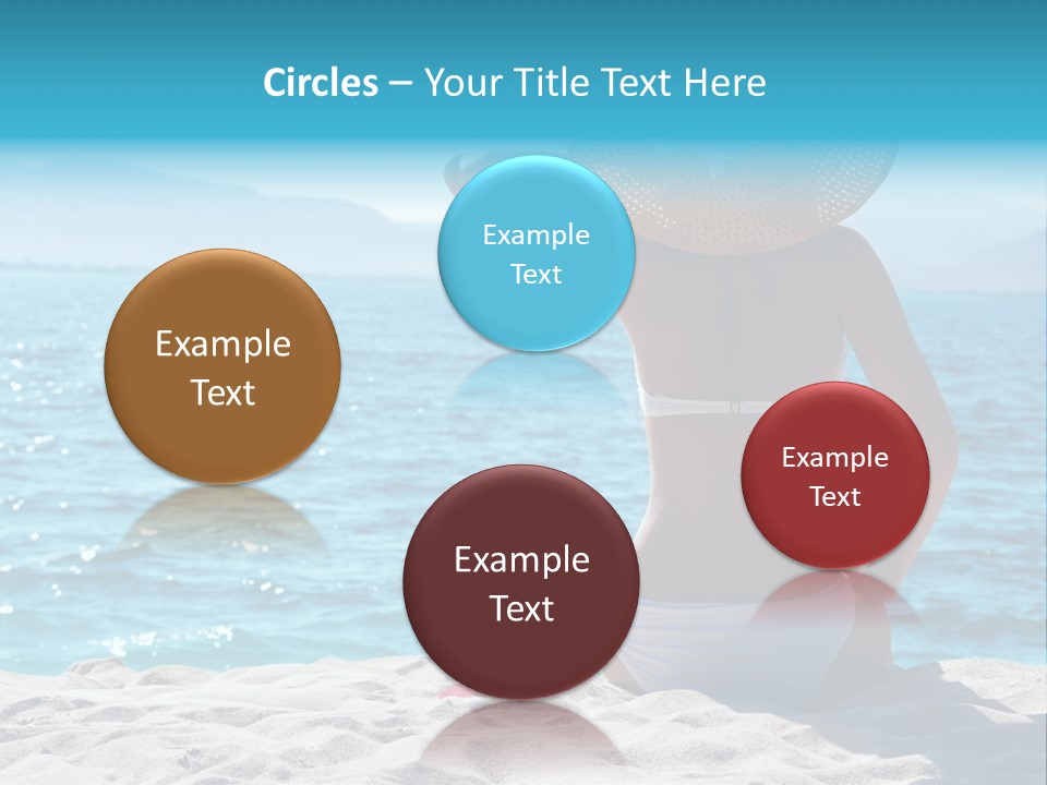 Applying Sunbathing Swimsuit PowerPoint Template