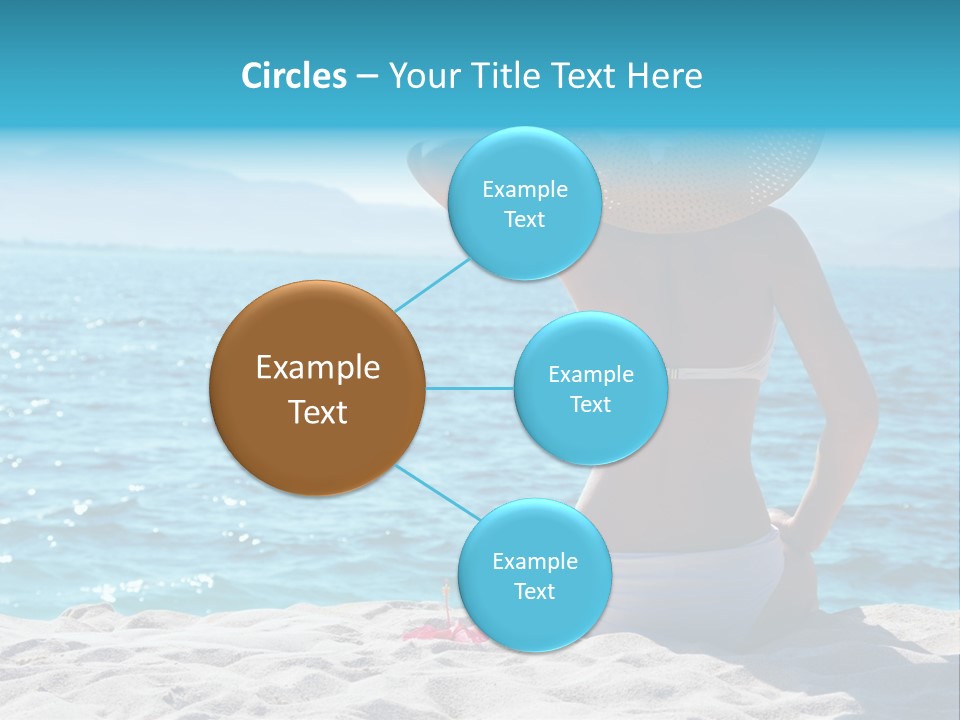 Applying Sunbathing Swimsuit PowerPoint Template