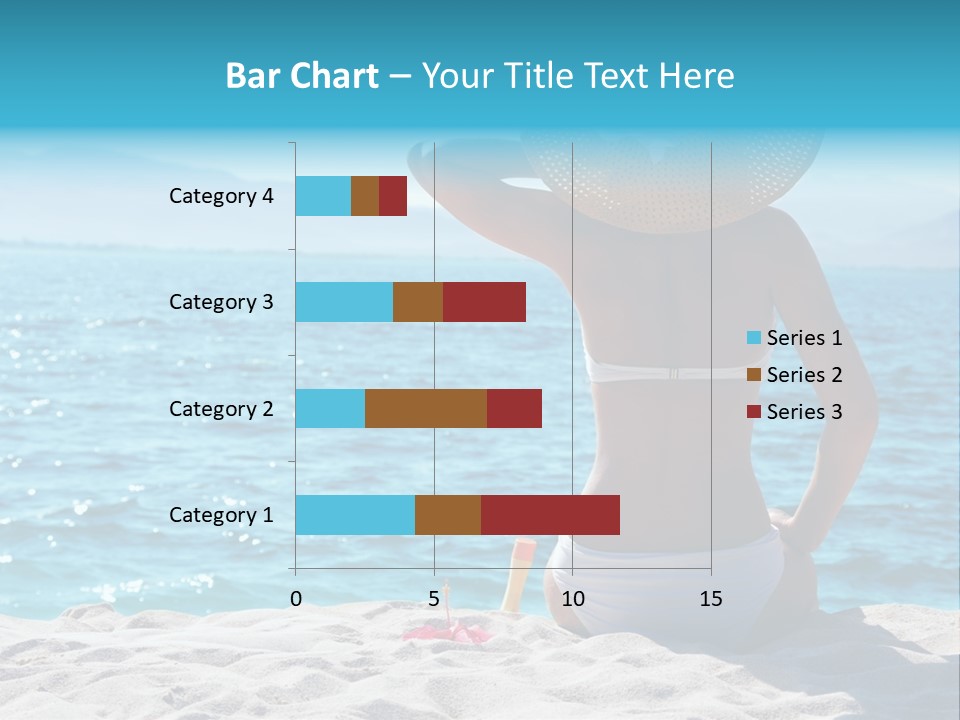 Applying Sunbathing Swimsuit PowerPoint Template