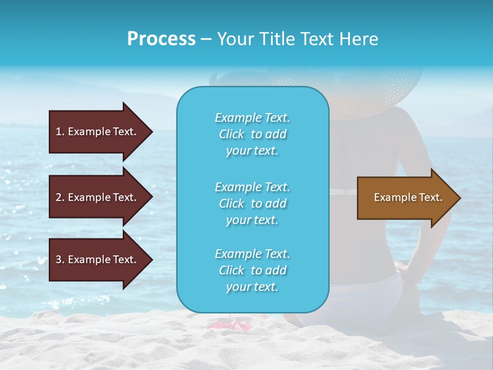 Applying Sunbathing Swimsuit PowerPoint Template