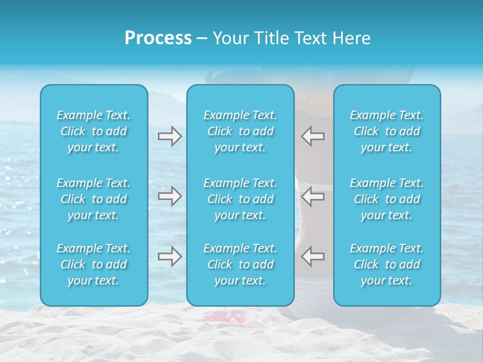 Applying Sunbathing Swimsuit PowerPoint Template