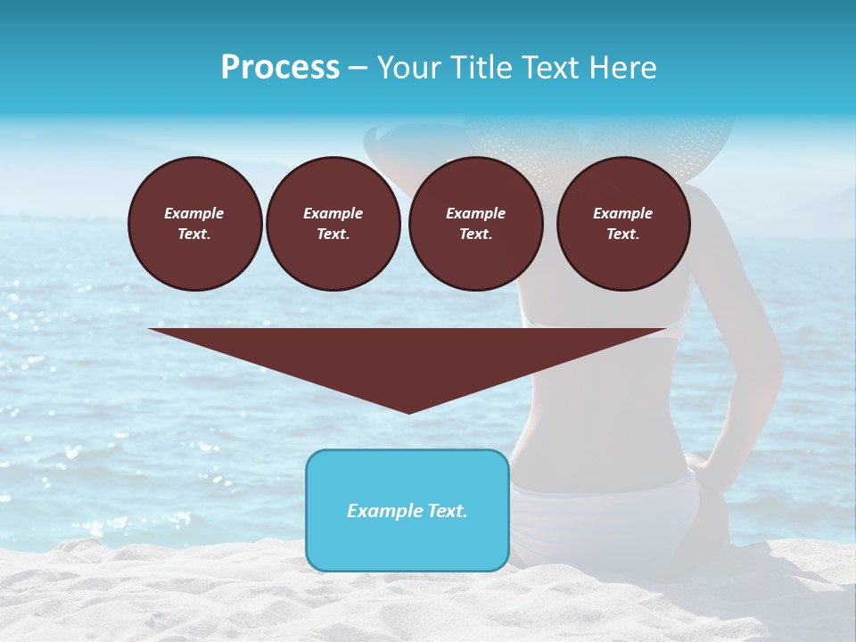 Applying Sunbathing Swimsuit PowerPoint Template