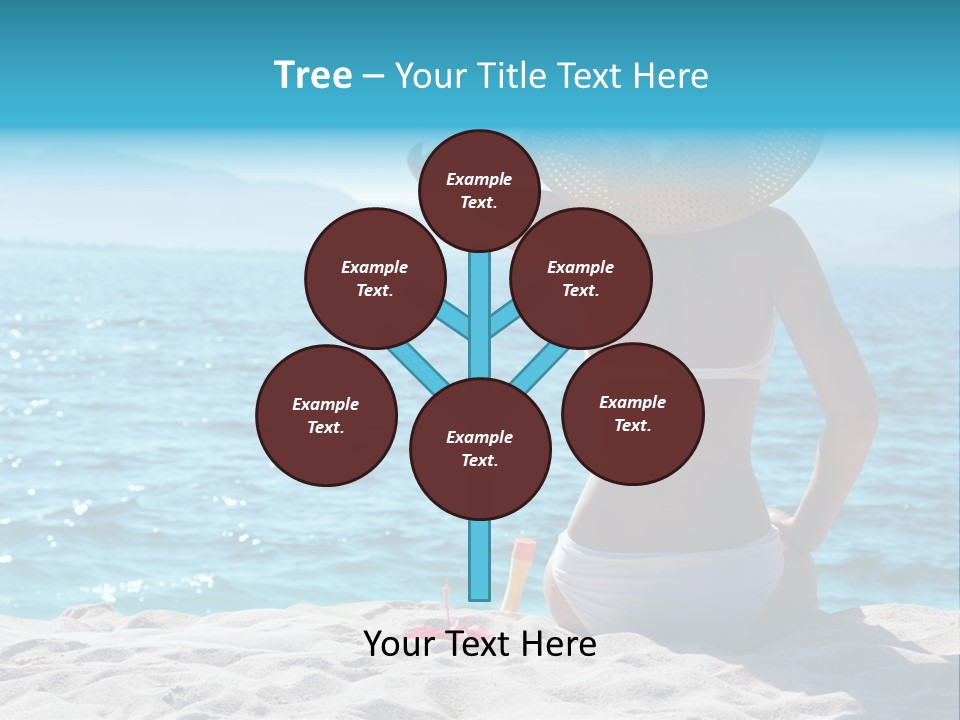 Applying Sunbathing Swimsuit PowerPoint Template