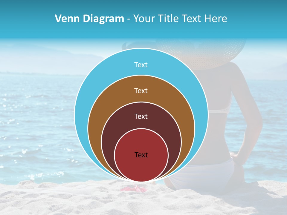 Applying Sunbathing Swimsuit PowerPoint Template