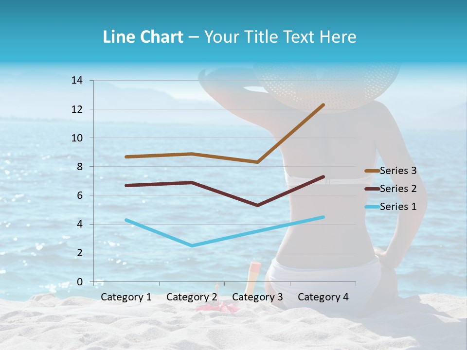 Applying Sunbathing Swimsuit PowerPoint Template