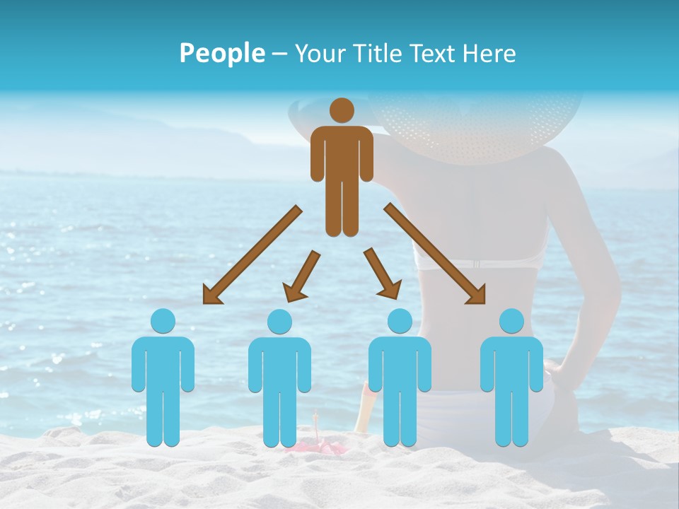 Applying Sunbathing Swimsuit PowerPoint Template