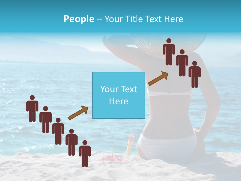 Applying Sunbathing Swimsuit PowerPoint Template