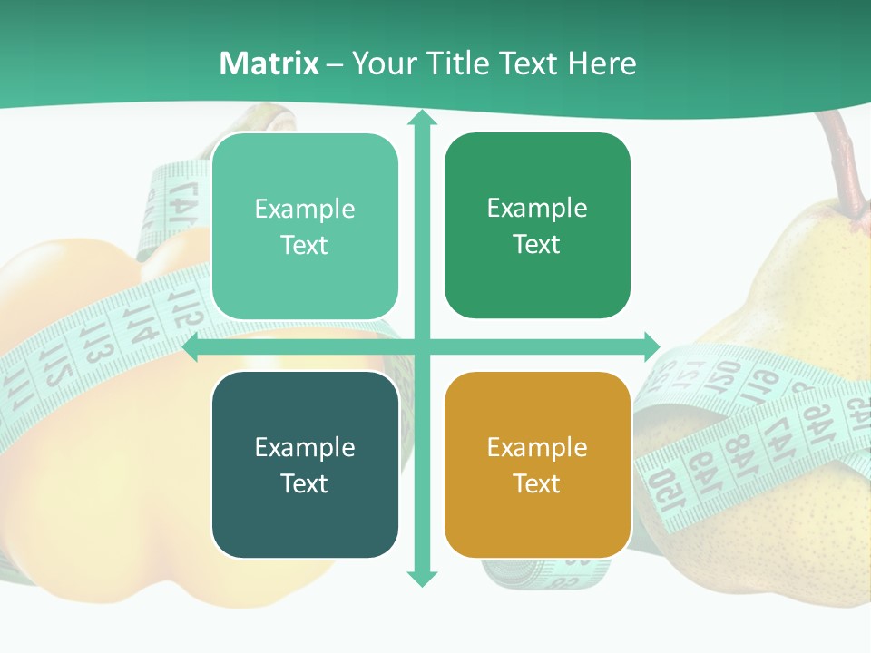 Goal Health Diet PowerPoint Template