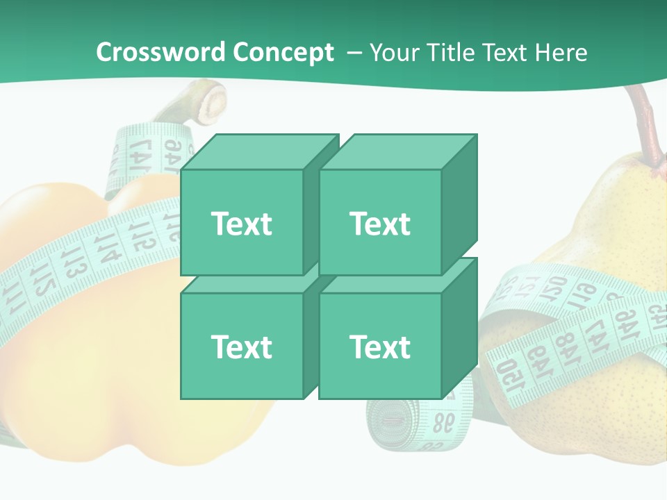 Goal Health Diet PowerPoint Template