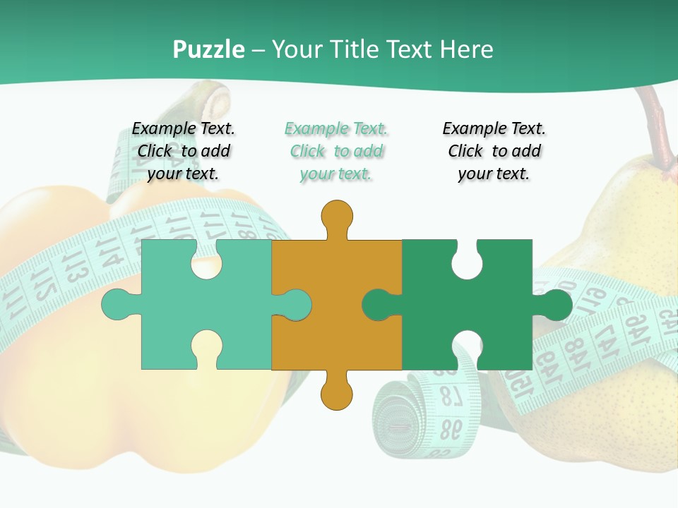 Goal Health Diet PowerPoint Template