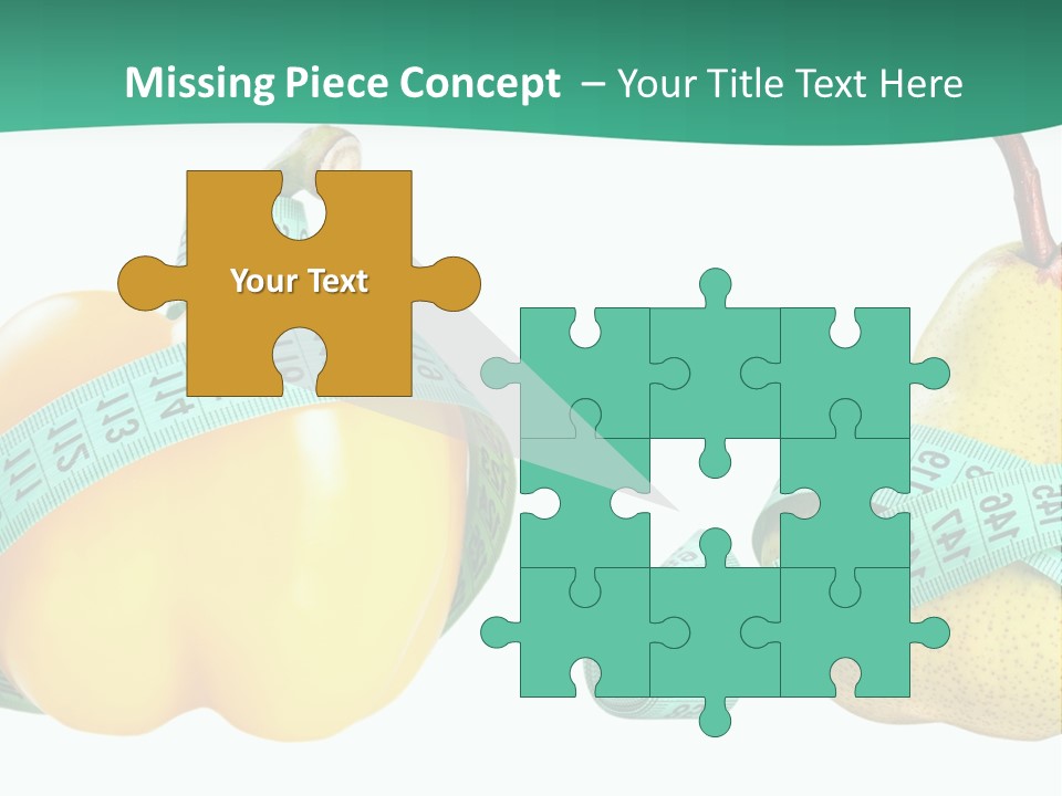 Goal Health Diet PowerPoint Template