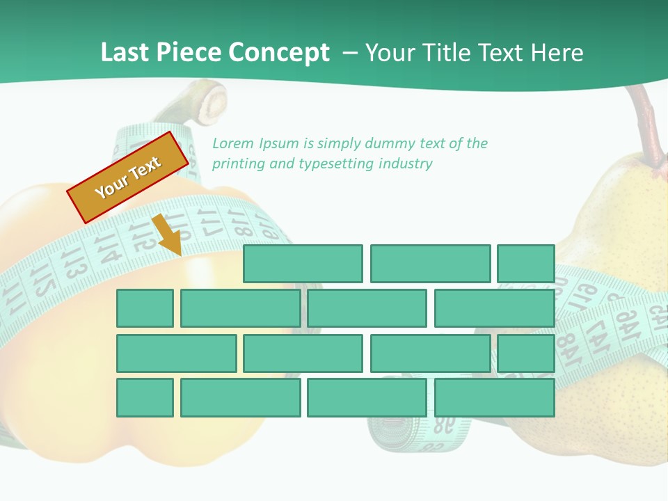 Goal Health Diet PowerPoint Template