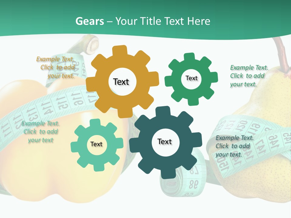 Goal Health Diet PowerPoint Template
