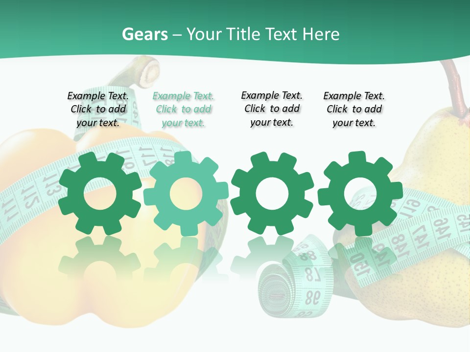 Goal Health Diet PowerPoint Template