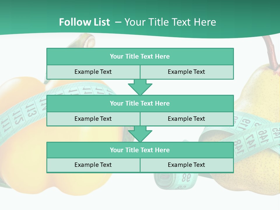 Goal Health Diet PowerPoint Template