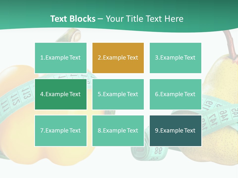 Goal Health Diet PowerPoint Template