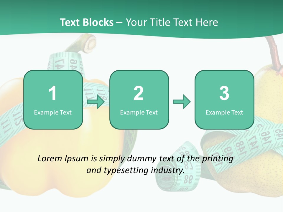 Goal Health Diet PowerPoint Template