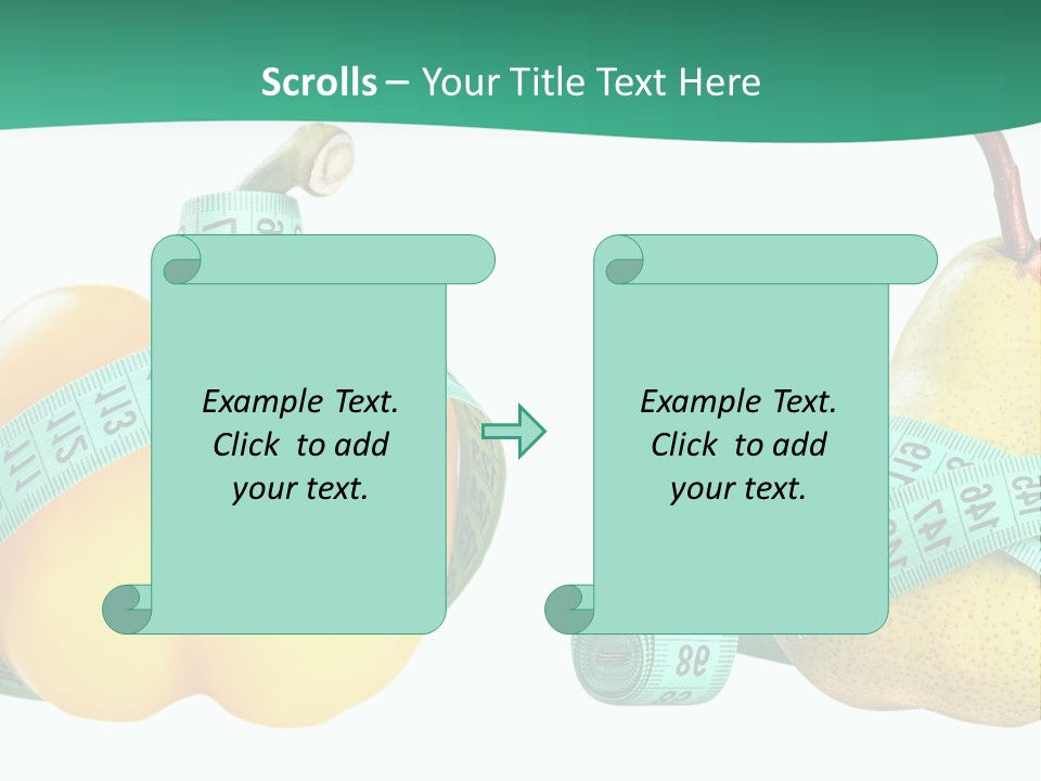 Goal Health Diet PowerPoint Template