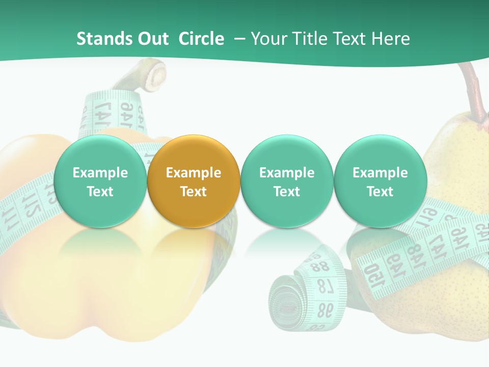 Goal Health Diet PowerPoint Template