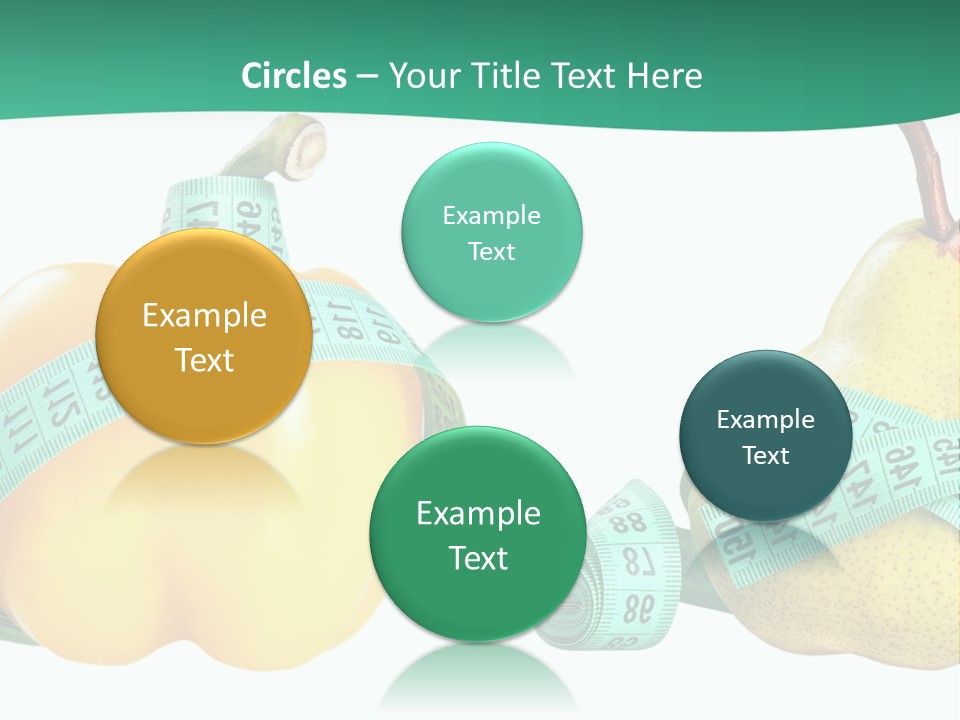 Goal Health Diet PowerPoint Template