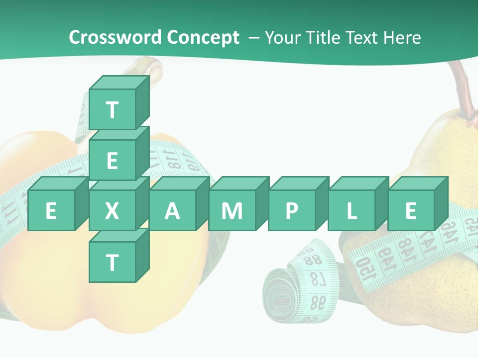 Goal Health Diet PowerPoint Template