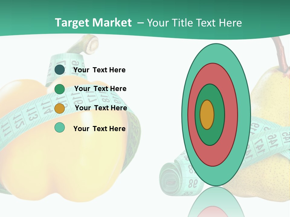 Goal Health Diet PowerPoint Template