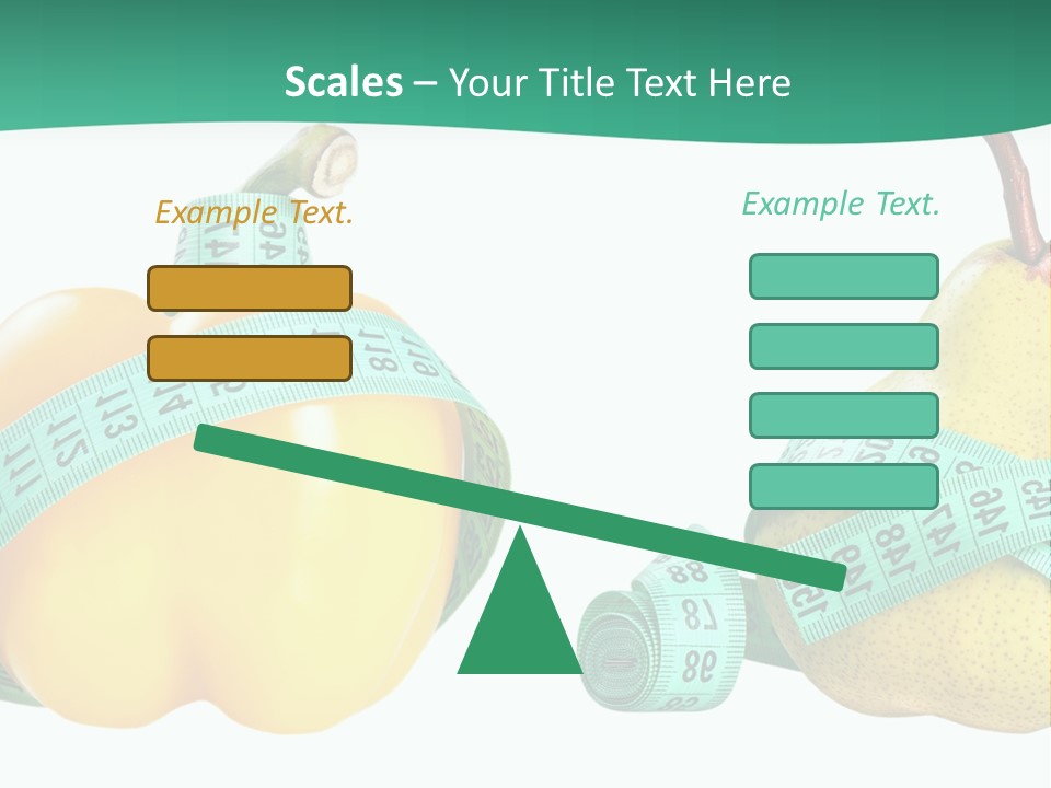 Goal Health Diet PowerPoint Template