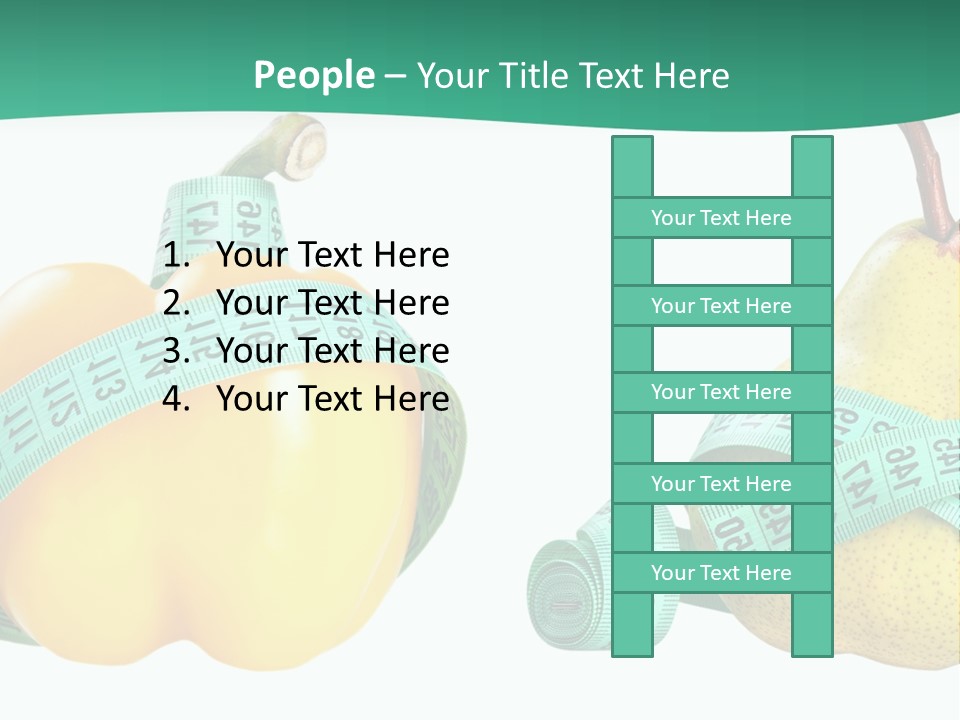 Goal Health Diet PowerPoint Template