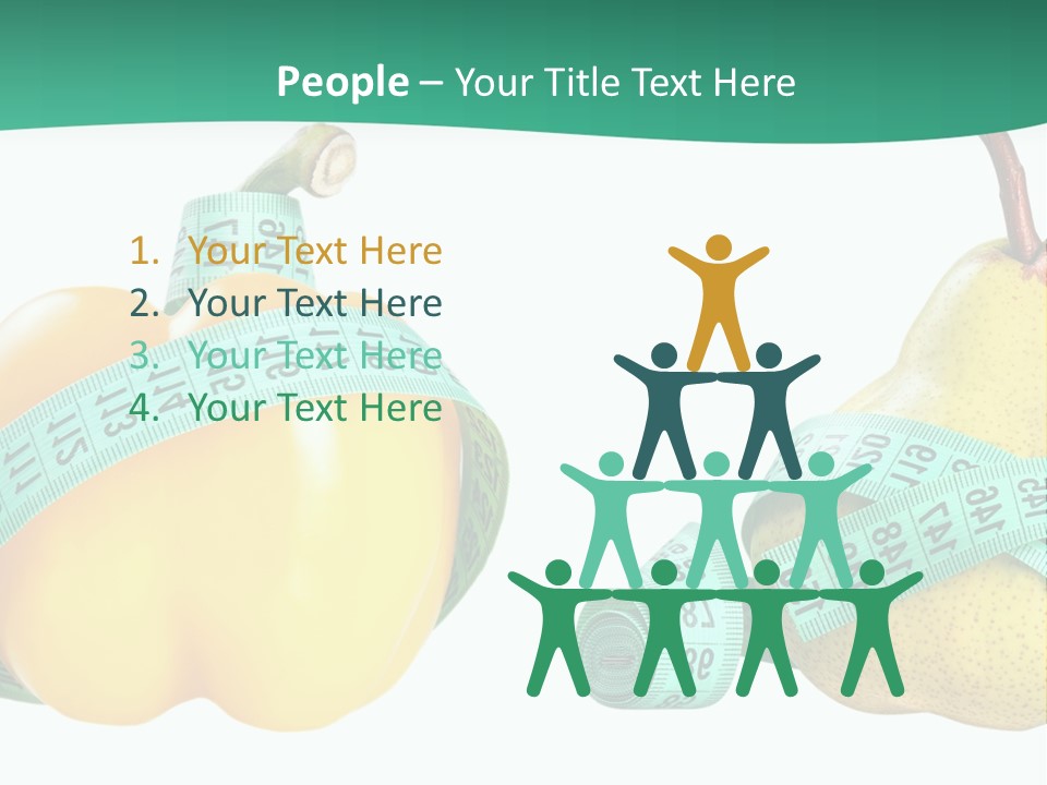 Goal Health Diet PowerPoint Template