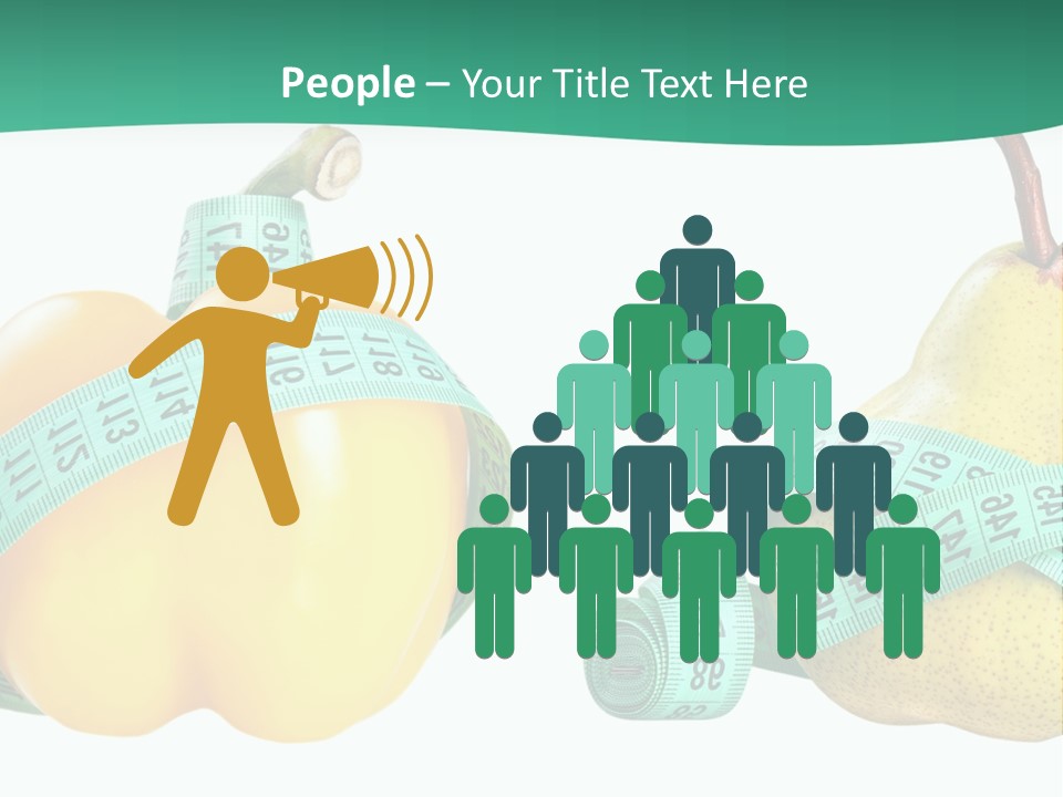 Goal Health Diet PowerPoint Template