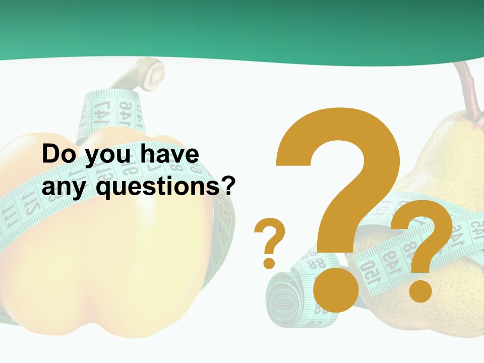 Goal Health Diet PowerPoint Template