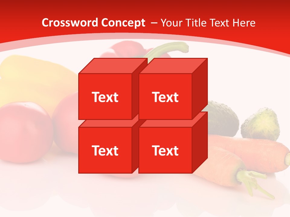 Arrangement Paprika Gardening PowerPoint Template