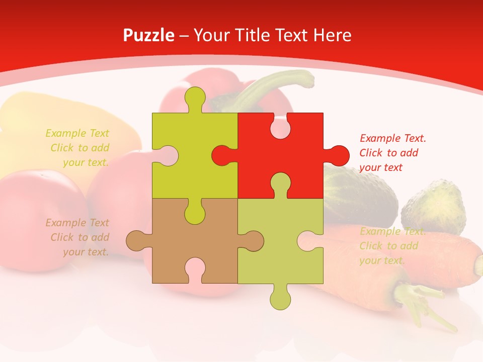 Arrangement Paprika Gardening PowerPoint Template