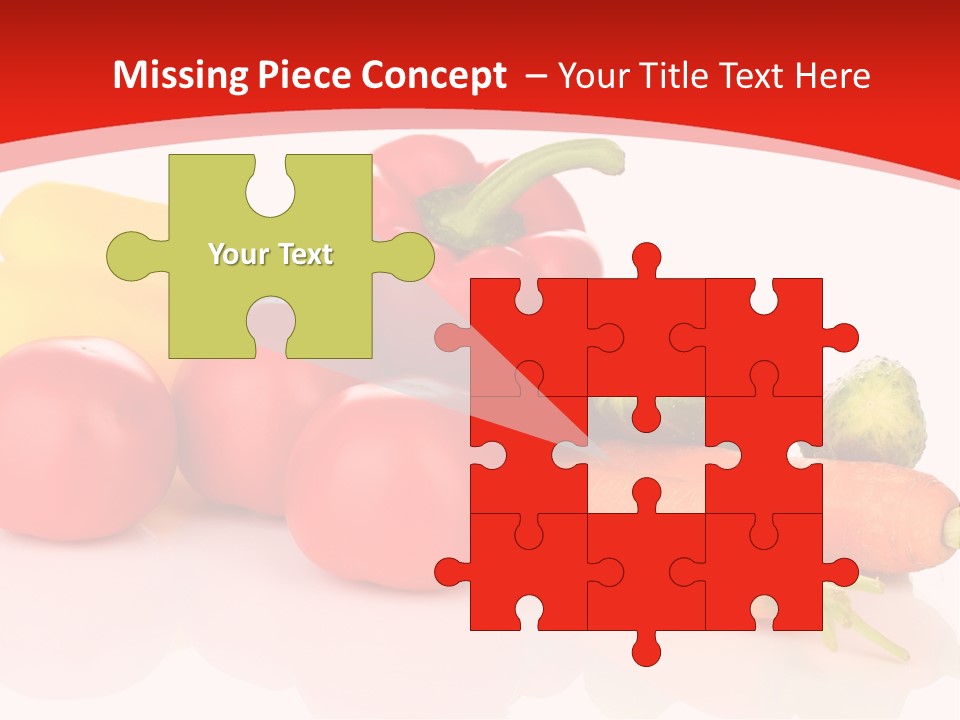 Arrangement Paprika Gardening PowerPoint Template