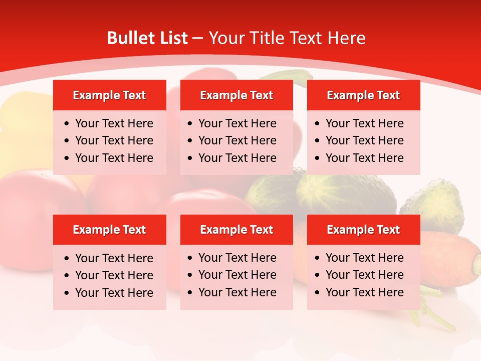 Arrangement Paprika Gardening PowerPoint Template