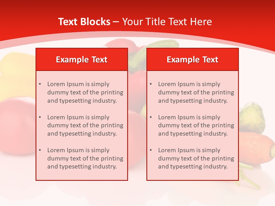 Arrangement Paprika Gardening PowerPoint Template