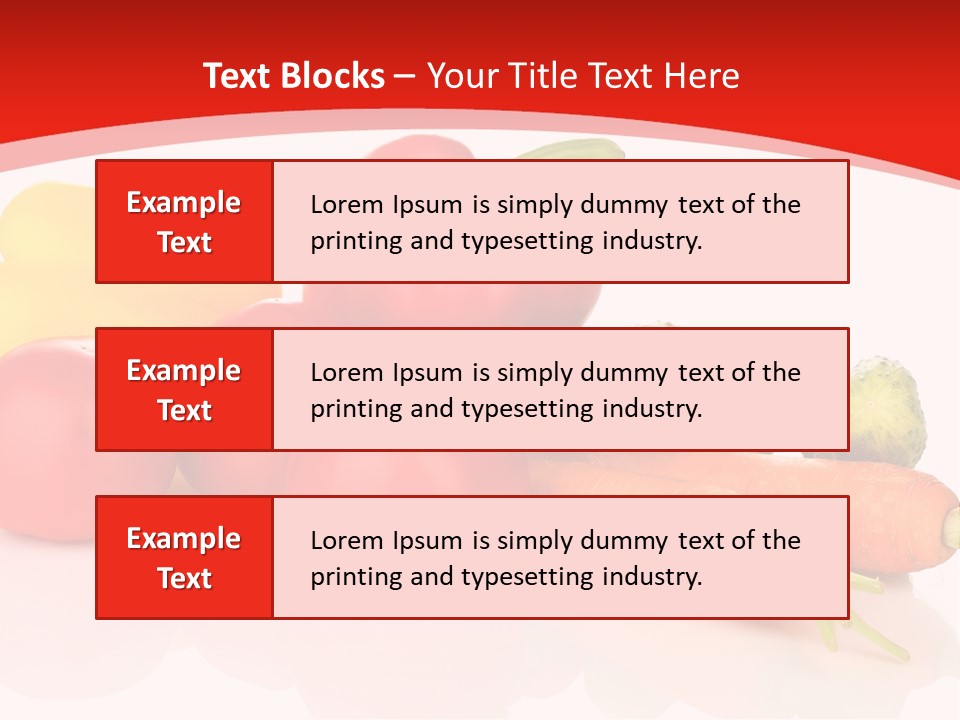 Arrangement Paprika Gardening PowerPoint Template