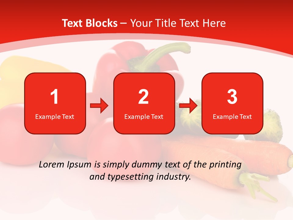 Arrangement Paprika Gardening PowerPoint Template