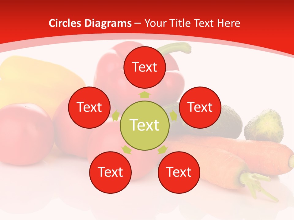 Arrangement Paprika Gardening PowerPoint Template
