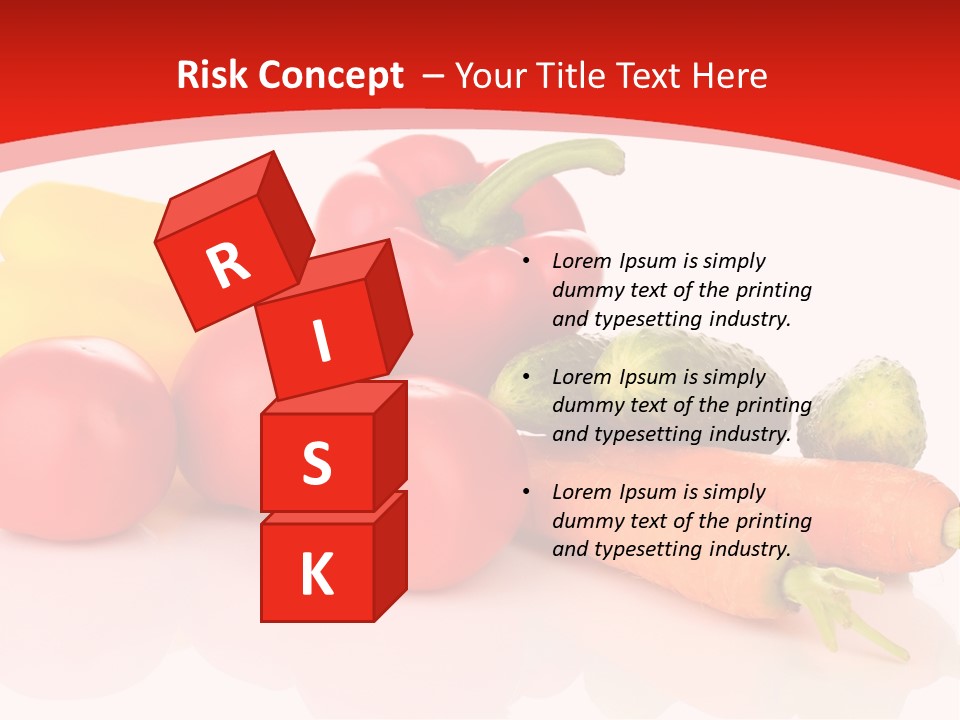 Arrangement Paprika Gardening PowerPoint Template