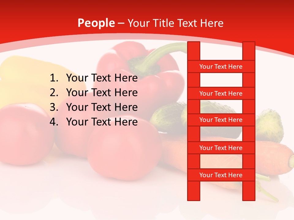 Arrangement Paprika Gardening PowerPoint Template