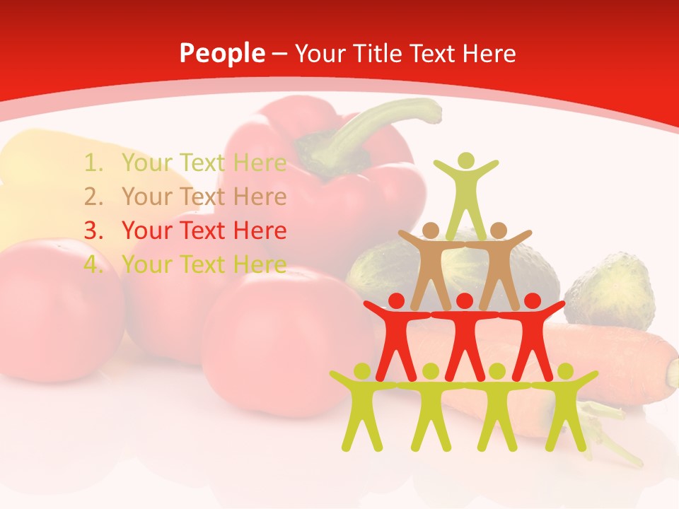 Arrangement Paprika Gardening PowerPoint Template