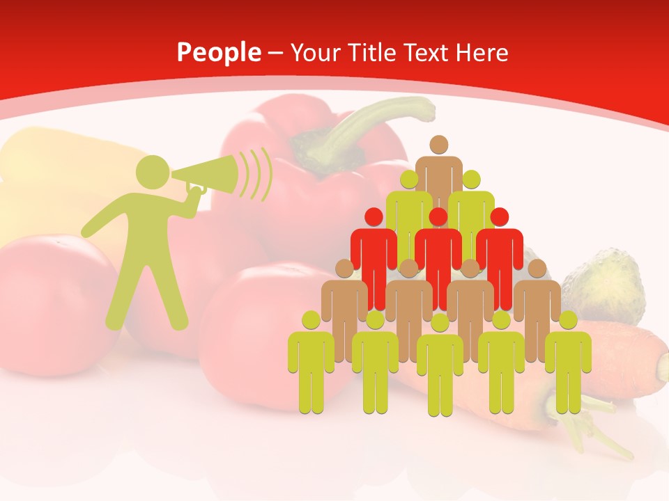 Arrangement Paprika Gardening PowerPoint Template