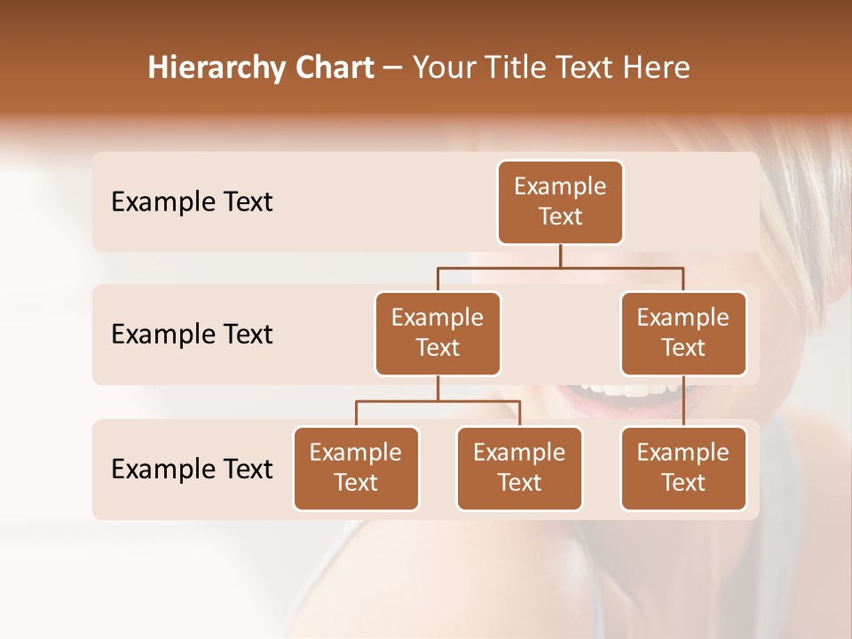 Glamour Wave Girl PowerPoint Template