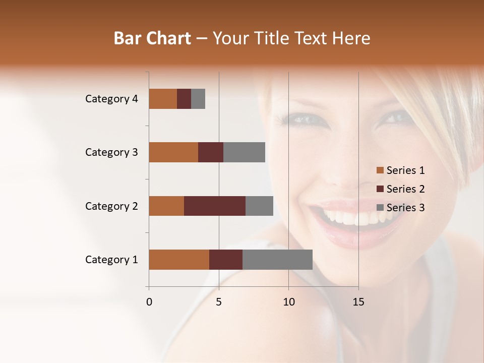 Glamour Wave Girl PowerPoint Template