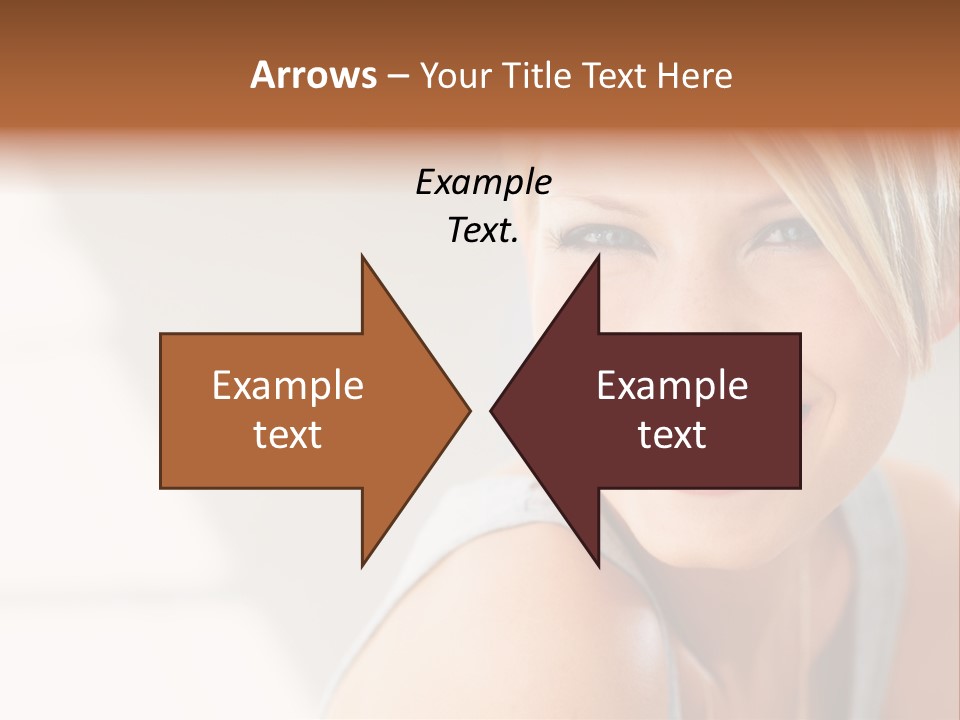 Glamour Wave Girl PowerPoint Template