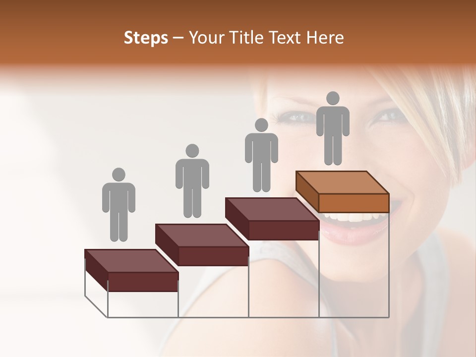 Glamour Wave Girl PowerPoint Template