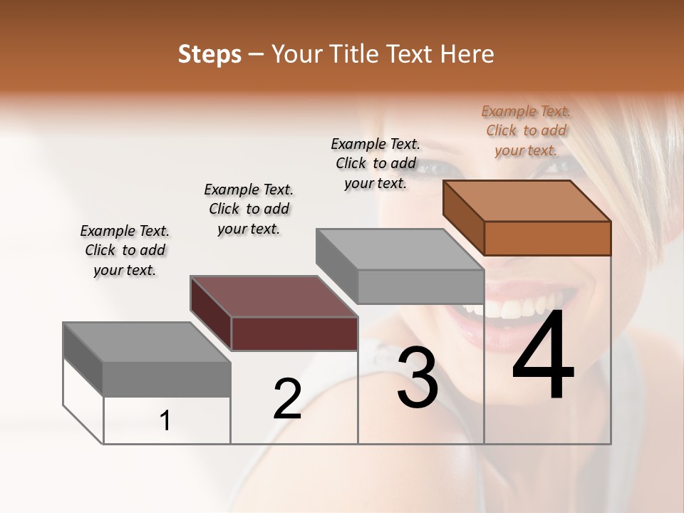 Glamour Wave Girl PowerPoint Template